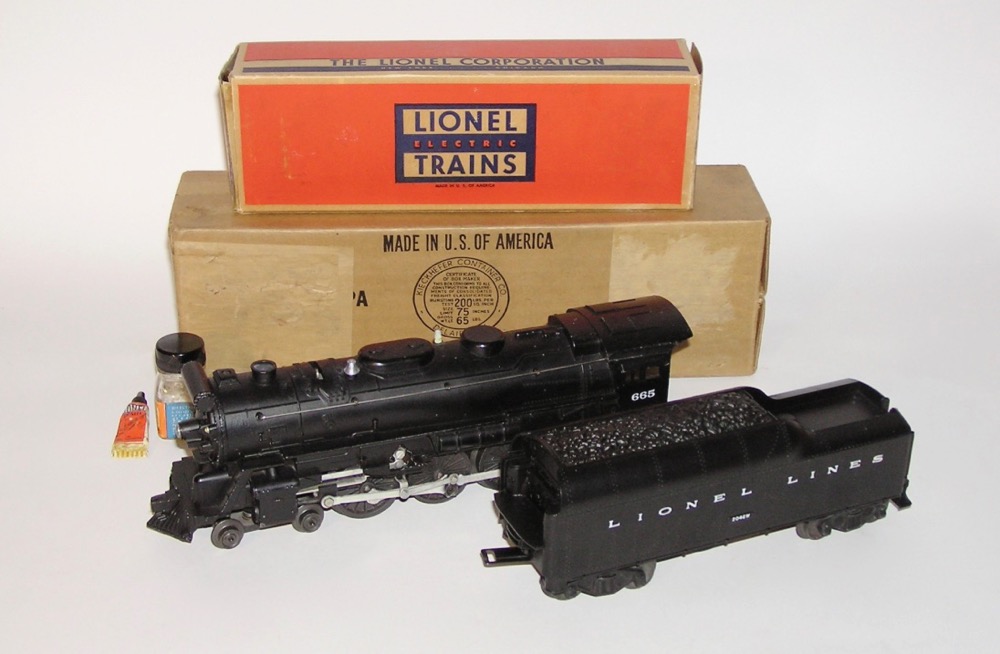 Lionel Postwar O Gauge Set # 801 Or 2257ws W  665 2046w ++set Box