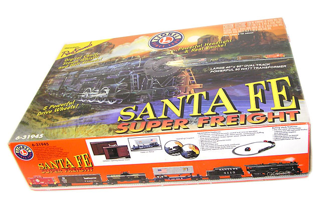 Lionel santa fe freight cheap train set