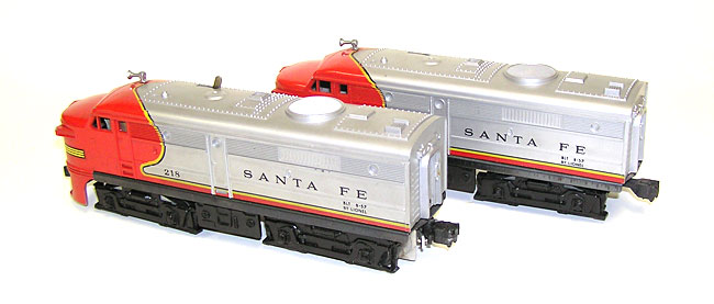 Lionel Set 1651 Postwar 218 2412 2414 Santa Fe   PA021519 01 