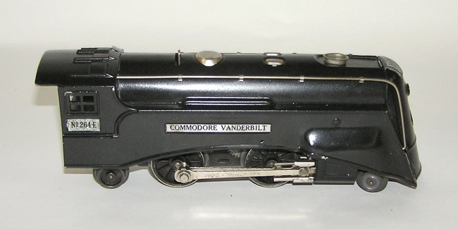   Commodore Vanderbilt Loco w/ 265W Tender Prewar O Gauge (DP)  