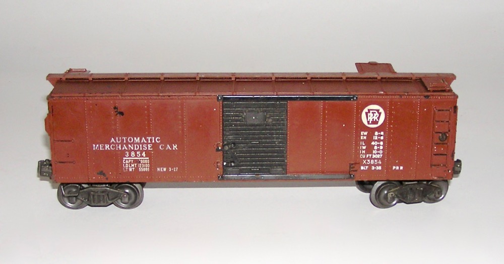 Lionel Postwar O Gauge # 3854 Operating Merchandise Car