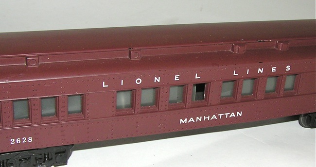   Postwar Set Madison Heavyweights 2625 2627 2628 Passenger Cars  