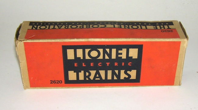 High Grade Lionel No 2620 Prewar Floodlight Freight Car Box Couplers 