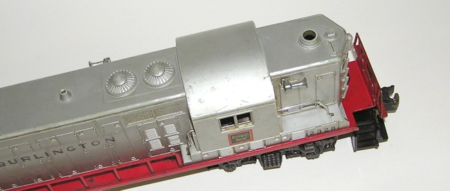 Lionel No 2328 Burlington GP 7 Train Engine O Gauge Postwar  