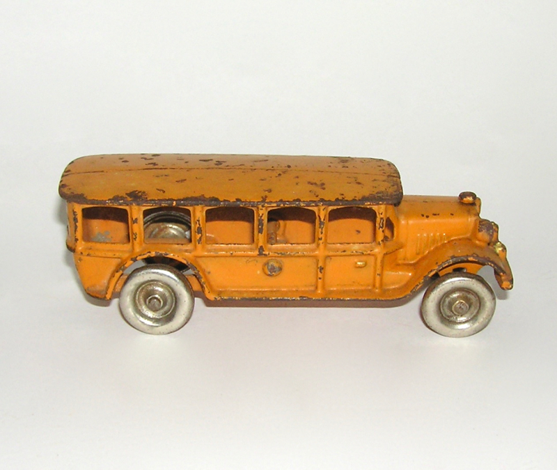 HUBLEY Coast to Coast Cast Iron Bus - Small Size - Nice!