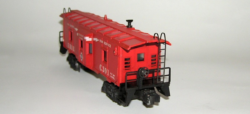 Scarce Lionel Postwar 6517 Erie C301 Bay-Window Caboose LN/OB