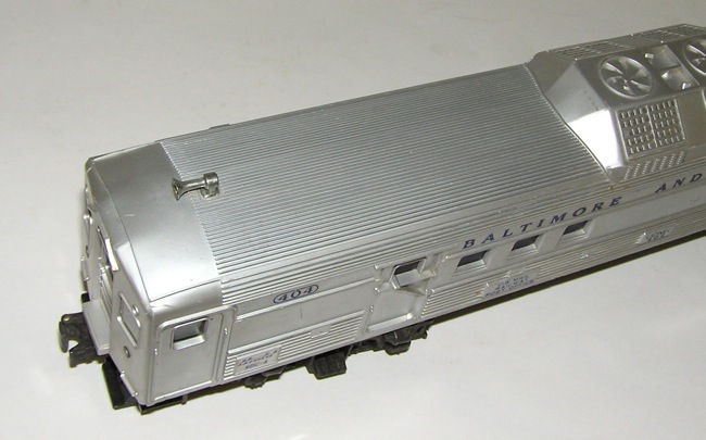 Lionel No. 404 Postwar Baltimore & Ohio Budd Mail Car  (DP 