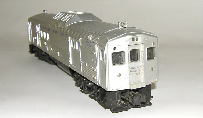 Lionel No. 404 Postwar Baltimore & Ohio Budd Mail Car  (DP 