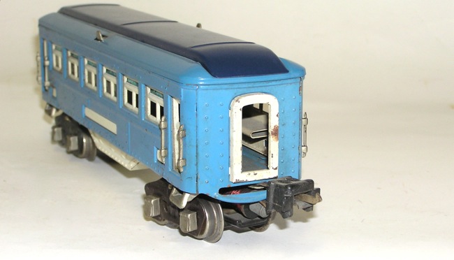 Set of (4) O Gauge Blue Comet Cars 615 2613 2614 NO RES