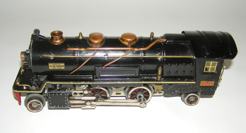 Lionel Prewar # 260E Engine & Tender Cream Stripe 1930