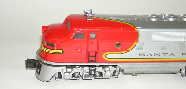 Lionel # 2343 Santa Fe F3 Diesel Engine Powered A Unit 1952 Version ...