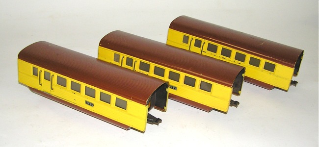 Hard Reddish Brown Lionel Up City of Denver Set 299W w 636W 637 638