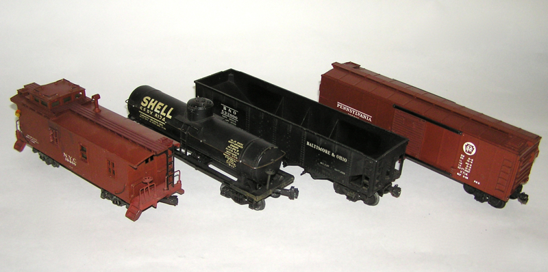 RARE Lionel Full Scale Set 700E Hudson Freight Cars 714 715 716 717